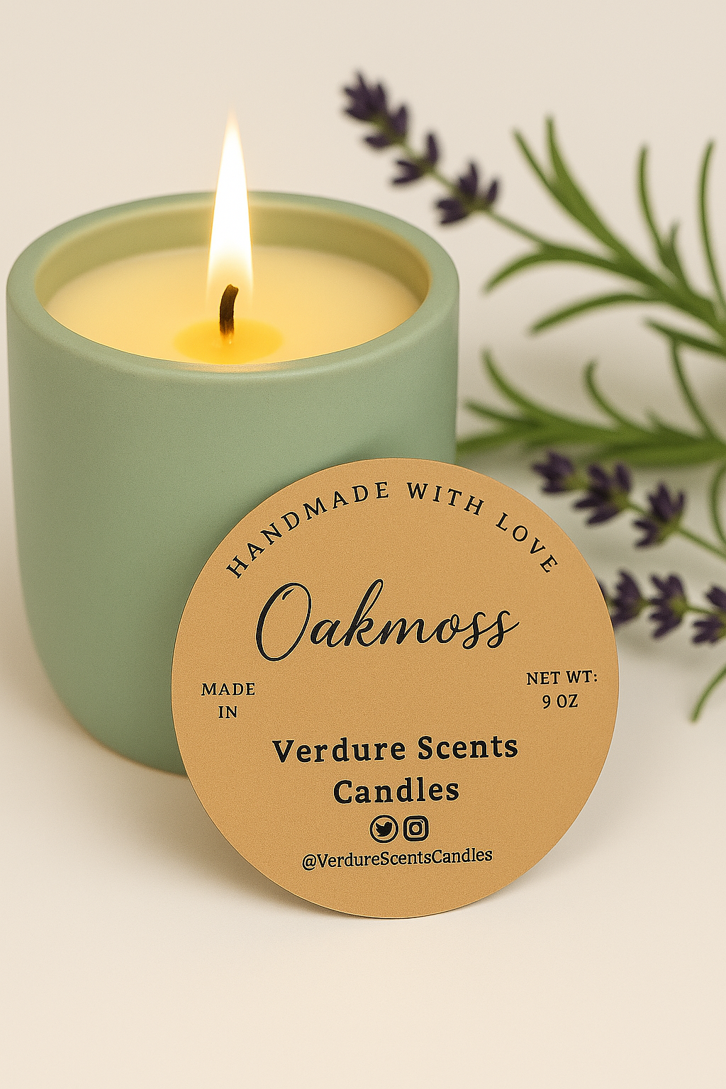 Oakmoss Soy Scented Candle