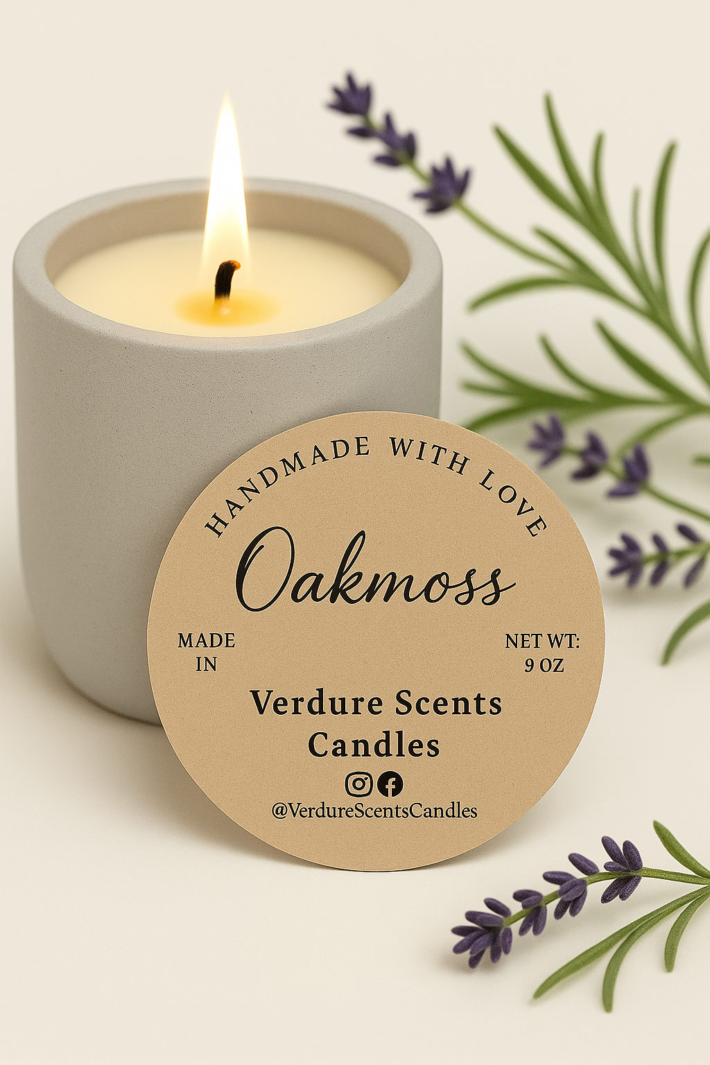 Oakmoss Soy Scented Candle